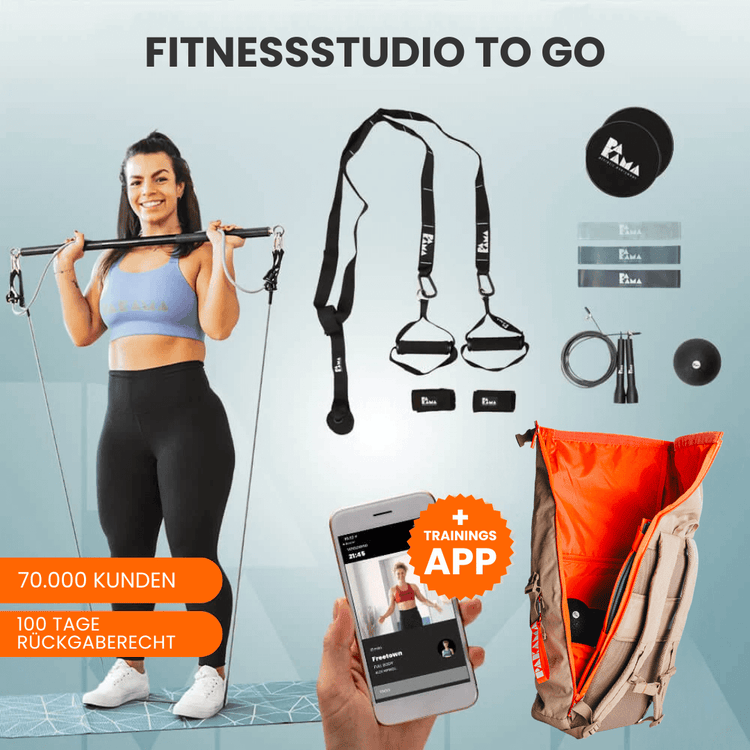 PAKAMA Fitnessstudio to Go (inkl. App) PAKAMA athletics