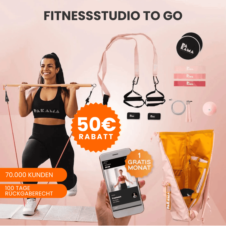 PAKAMA Fitnessstudio to Go (inkl. App) PAKAMA athletics