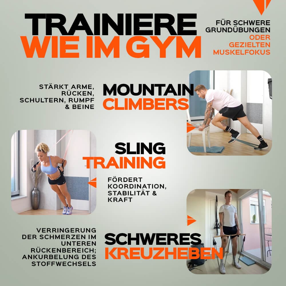 PAKAMA Starter Tools Set Fitnessstudio to Go (inkl. App) PAKAMA athletics