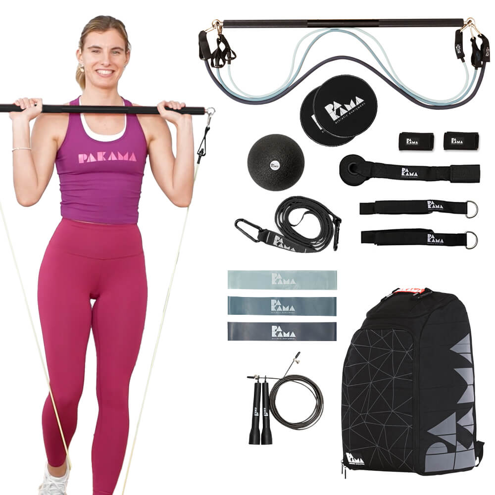 PAKAMA Reise Rucksack Fitnessstudio to Go Travel schwarz