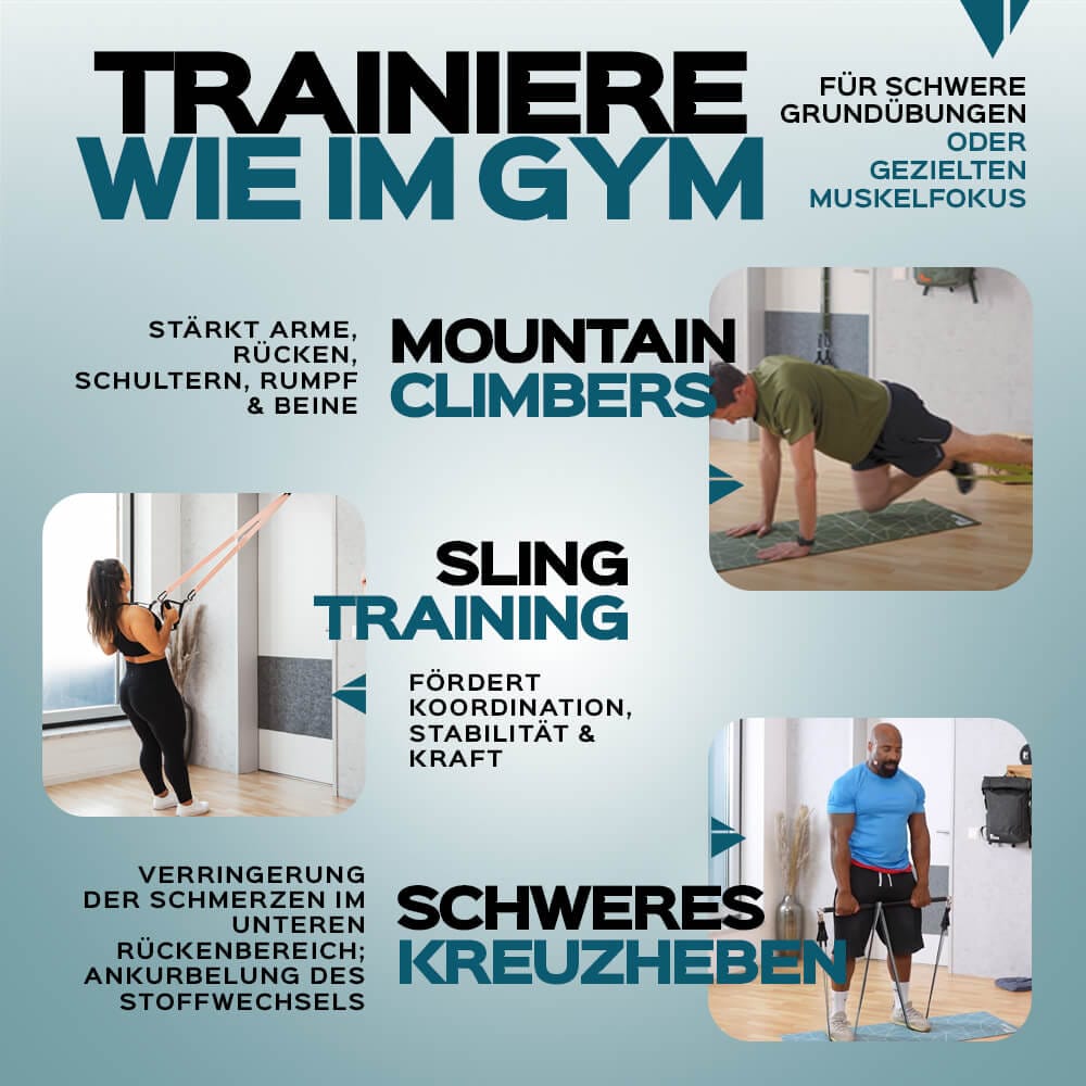 PAKAMA Starter Tools Set Fitnessstudio to Go (inkl. App) PAKAMA athletics