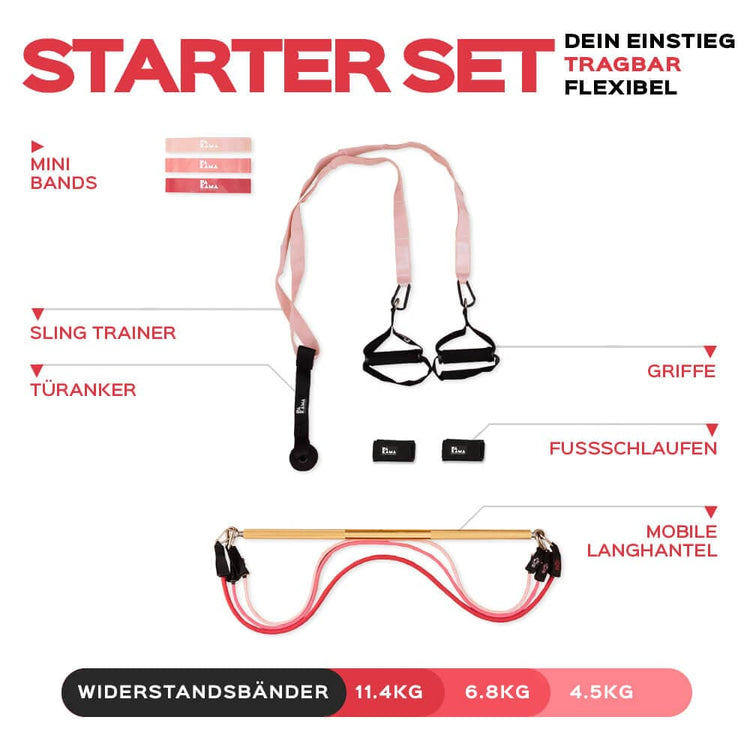 PAKAMA Starter Tools Set Fitnessstudio to Go (inkl. App) PAKAMA athletics