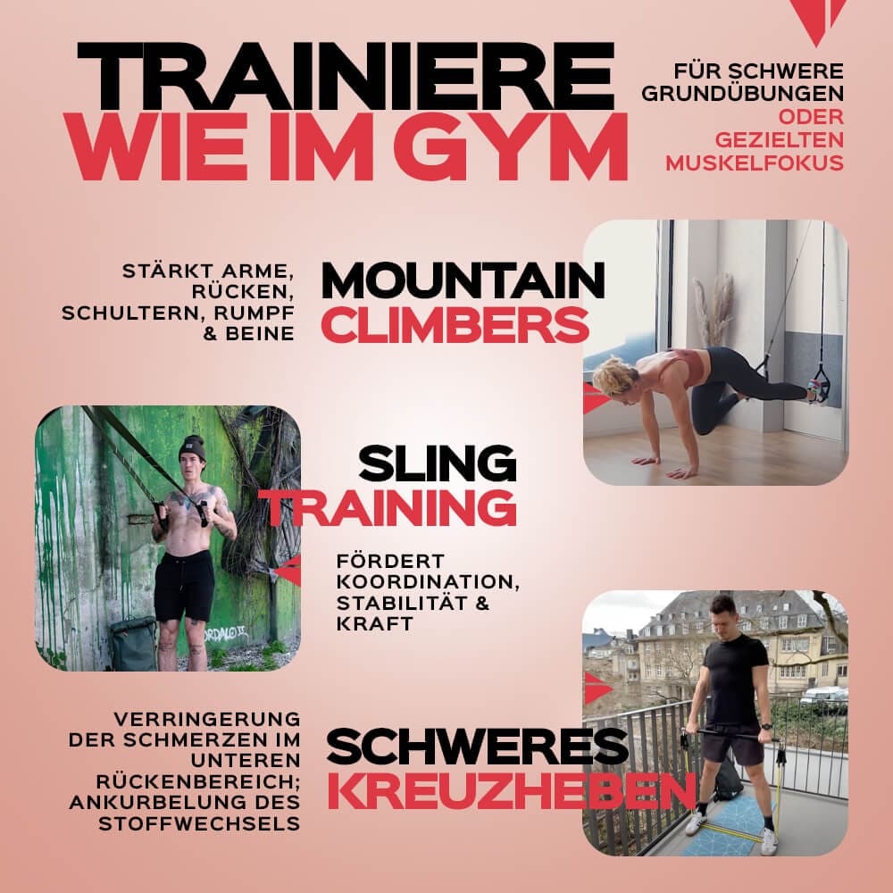 PAKAMA Starter Tools Set Fitnessstudio to Go (inkl. App) PAKAMA athletics