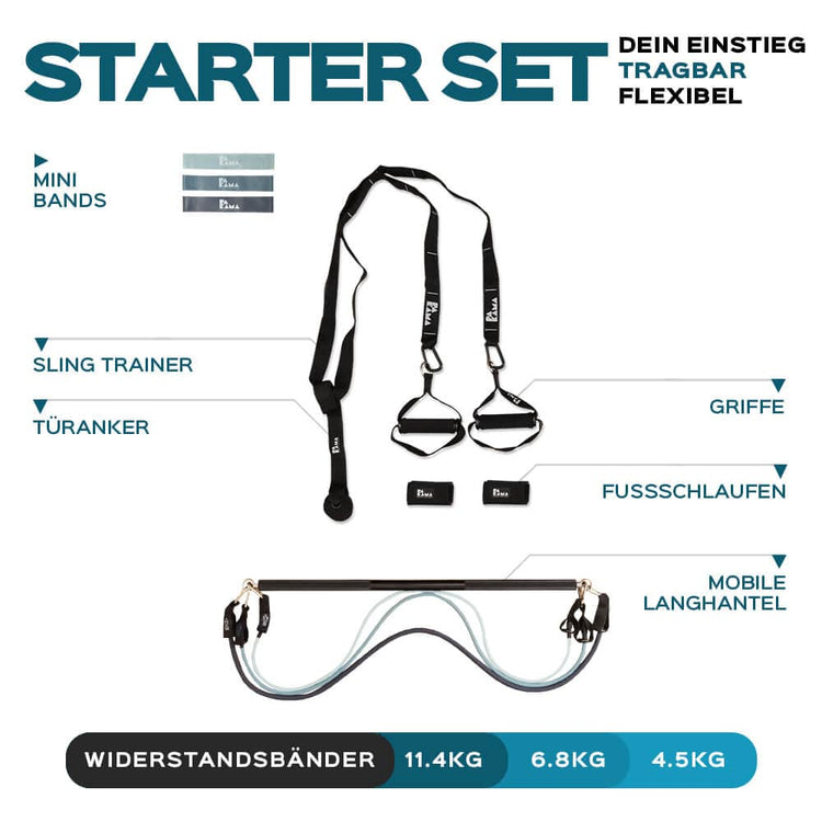 Starter Tools Set ohne Bag (inkl. App) PAKAMA athletics