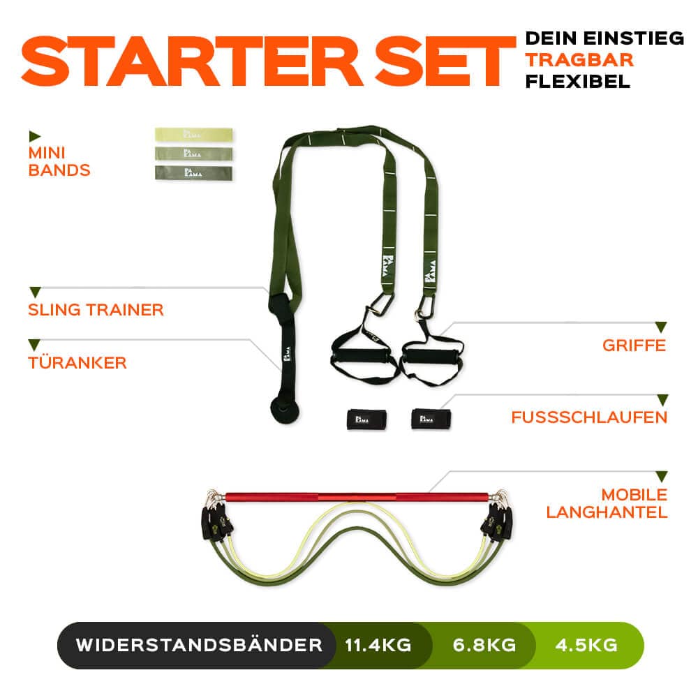 Starter Tools Set ohne Bag (inkl. App) PAKAMA athletics