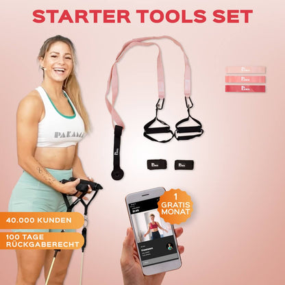 Starter Tools Set ohne Bag (inkl. App) PARIS Pink PAKAMA athletics