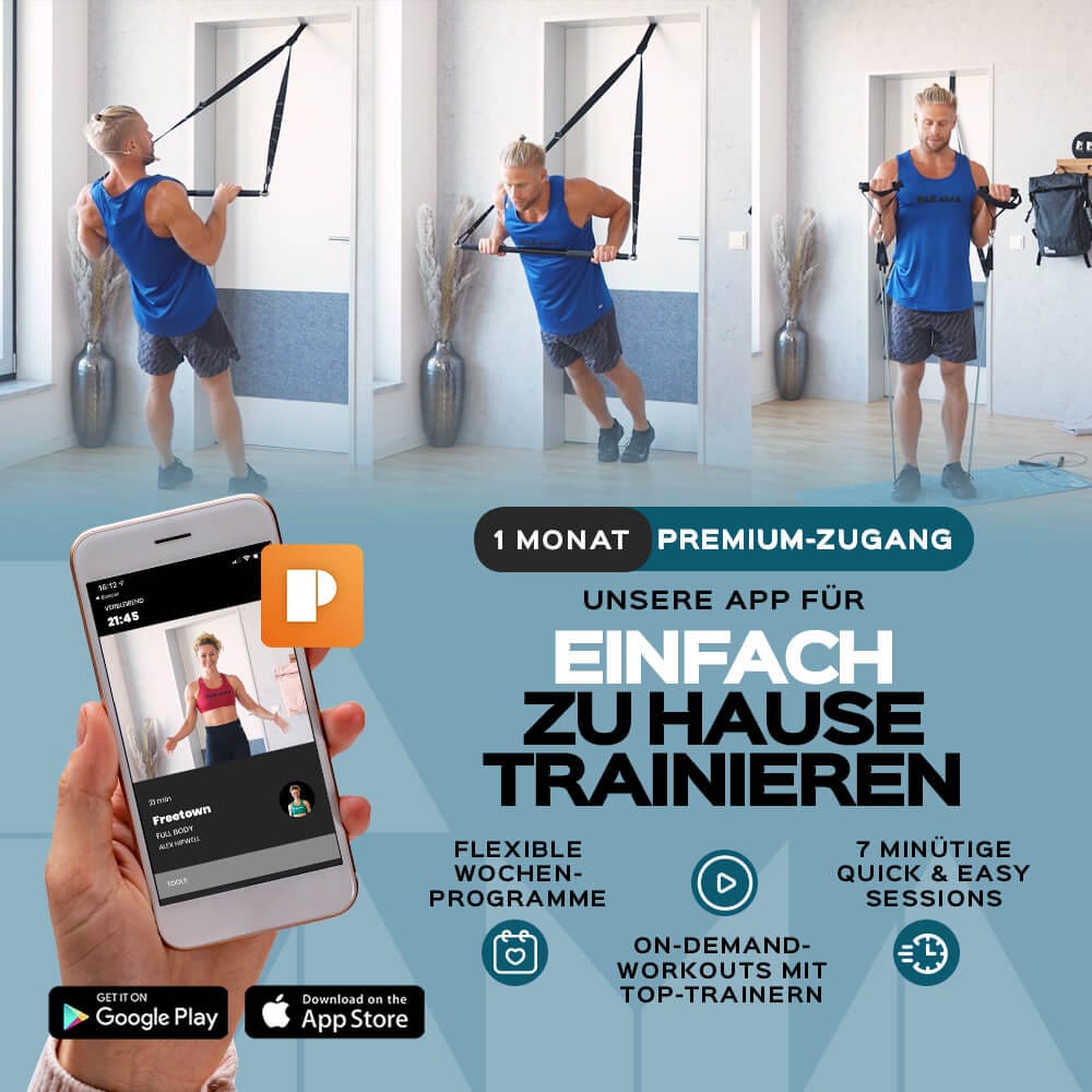 PAKAMA Fitnessstudio to Go Rucksack (inkl. App)