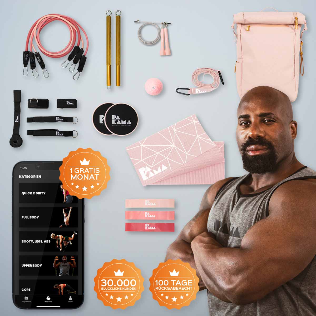 PAKAMA Bag 2.0 PARIS Pink PAKAMA athletics