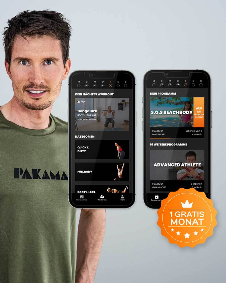 PAKAMA Fitness-Rucksack (inkl. App) PAKAMA athletics