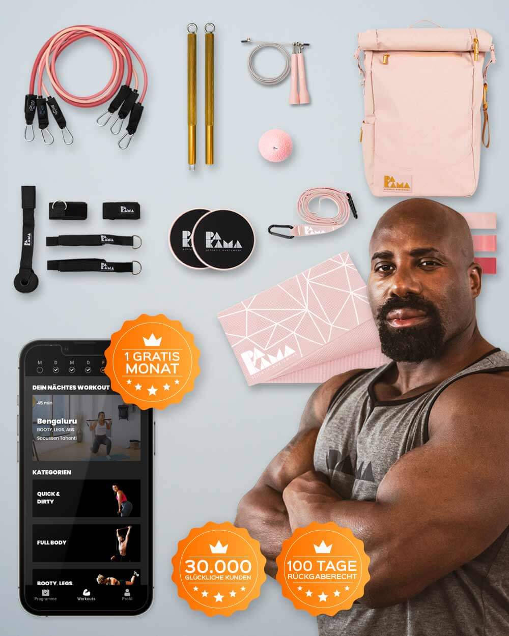 PAKAMA Fitness-Rucksack (inkl. App) PAKAMA athletics