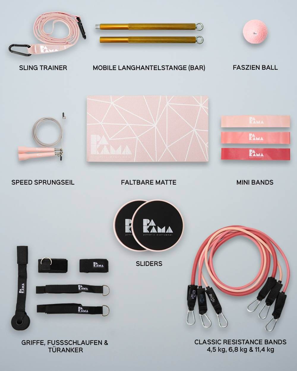 PAKAMA Fitness-Rucksack (inkl. App) PAKAMA athletics