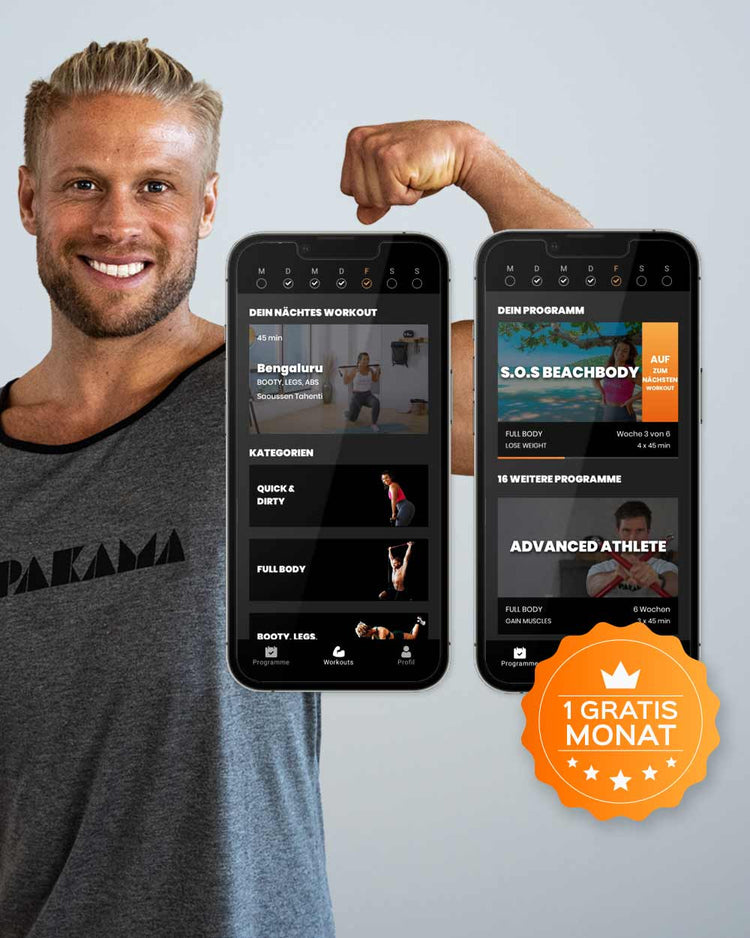 PAKAMA Fitness-Rucksack (inkl. App) PAKAMA athletics