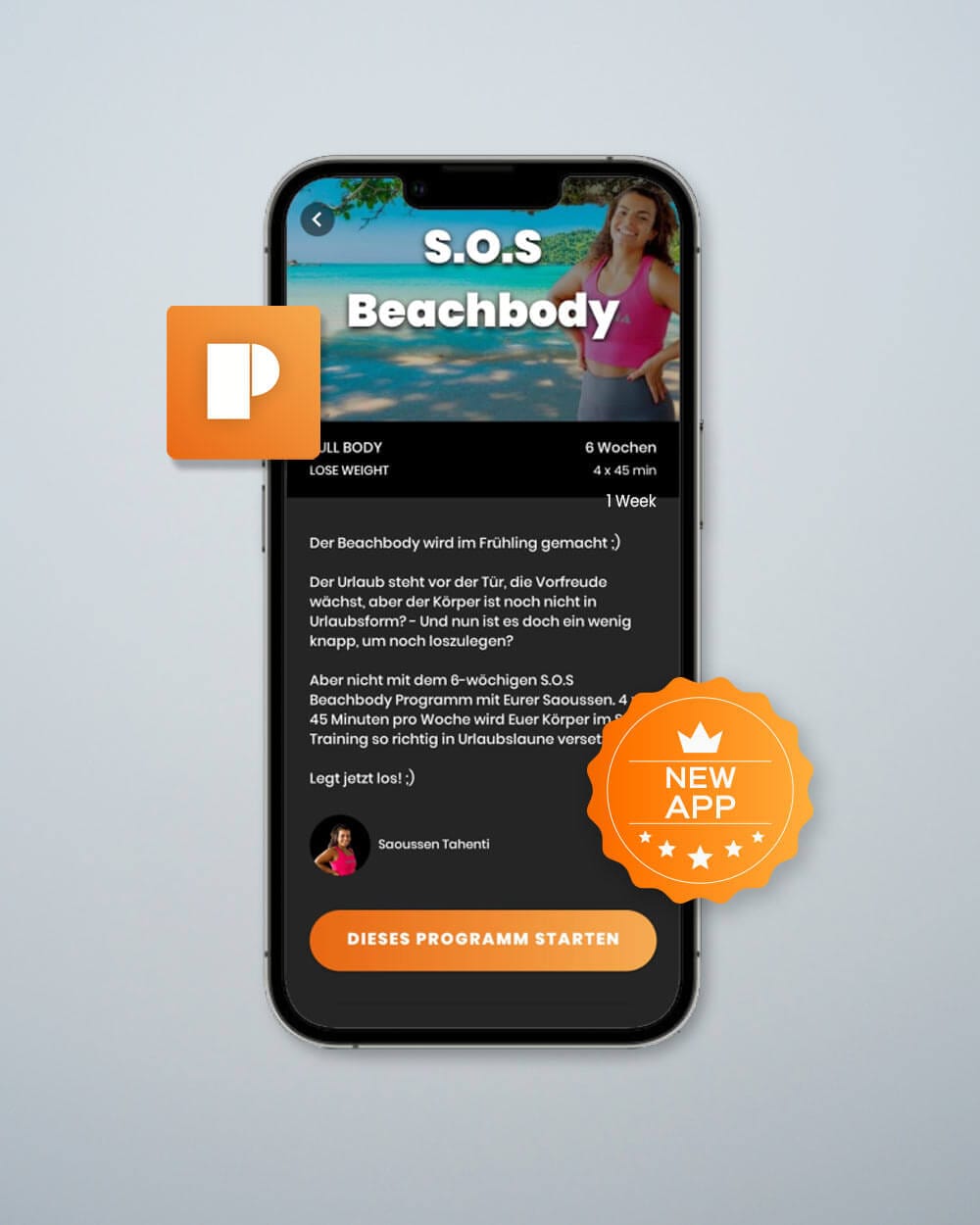 PAKAMA Fitness-Rucksack (inkl. App) PAKAMA athletics