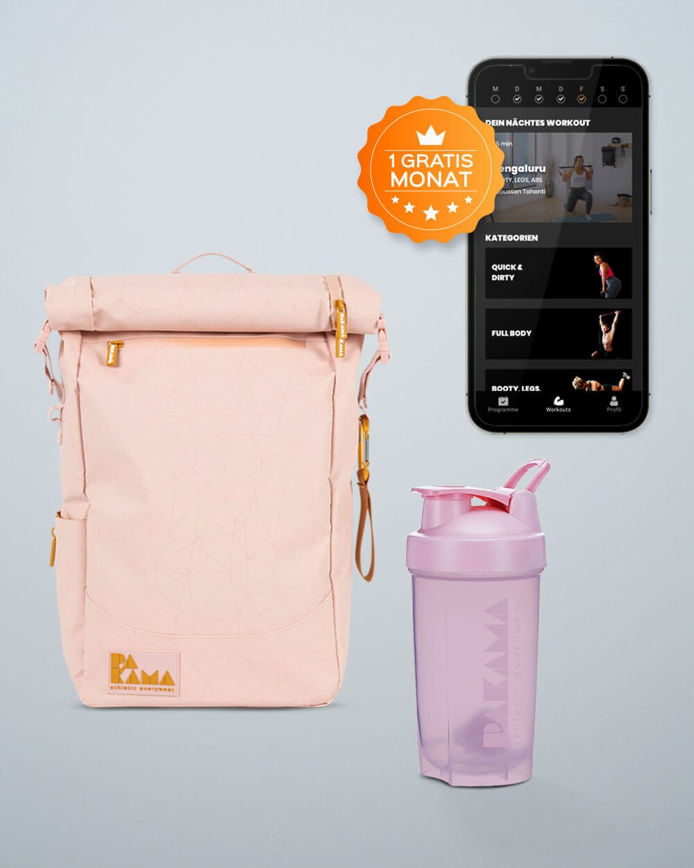 PAKAMA Fitness-Rucksack (inkl. App) PAKAMA athletics