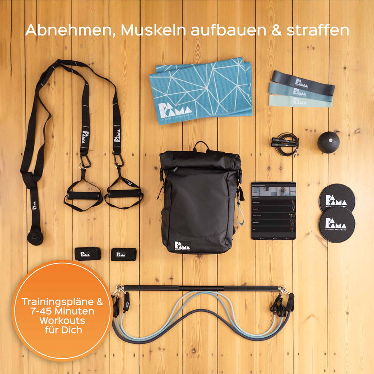 PAKAMA Fitness-Rucksack (inkl. App)
