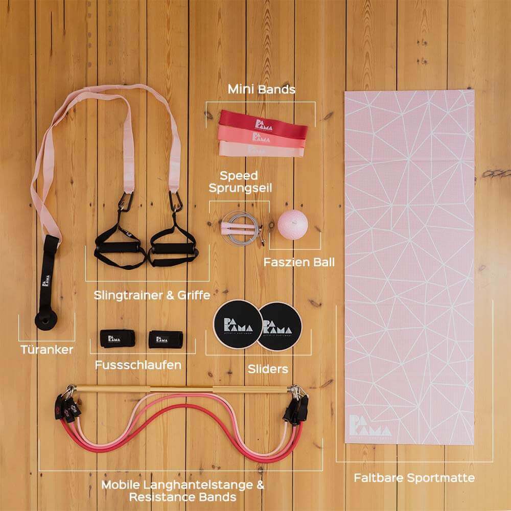 PAKAMA Fitness Rucksack (inkl. App) + Shaker PAKAMA athletics