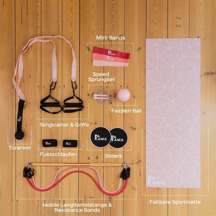 PAKAMA Fitness Rucksack (inkl. App) + Shaker PAKAMA athletics