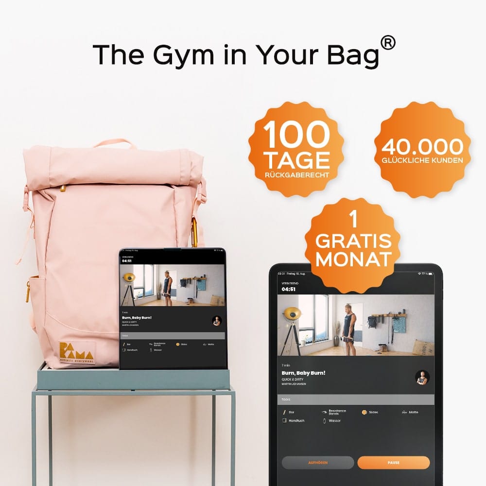 PAKAMA Fitness-Rucksack (inkl. App) PAKAMA athletics