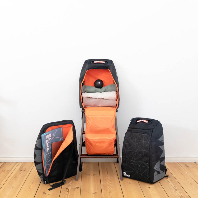 PAKAMA Reise Rucksack Fitnessstudio to Go Travel schwarz